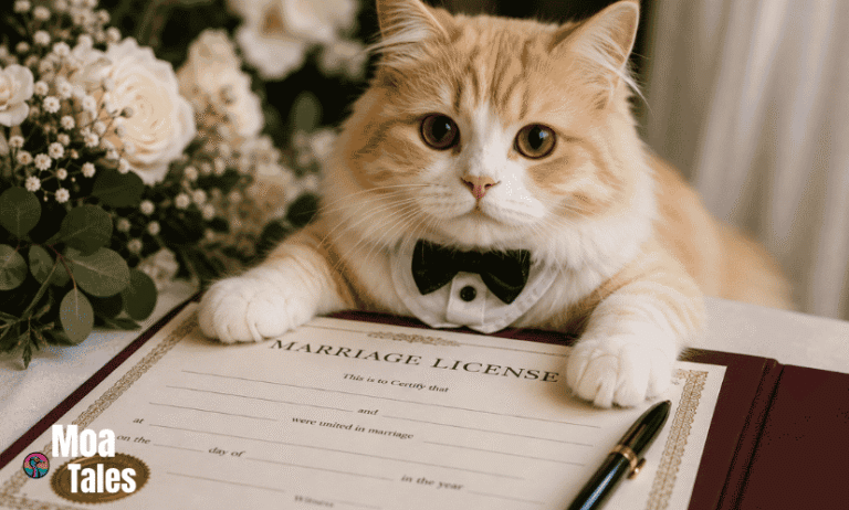 Coco Cat and the Marriage License