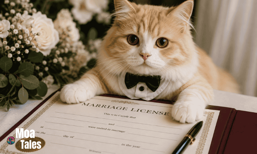 Coco Cat and the Marriage License